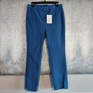 Theory CL Straight Jean Prussian Blue Moleskin Twill Pants Size 6
